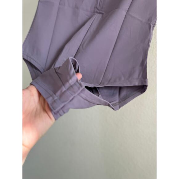 NWOT Women's Sleeveless Sexy Purple Lavender Bodysuit Top Blouse Bodycon Small - Picture 7 of 11